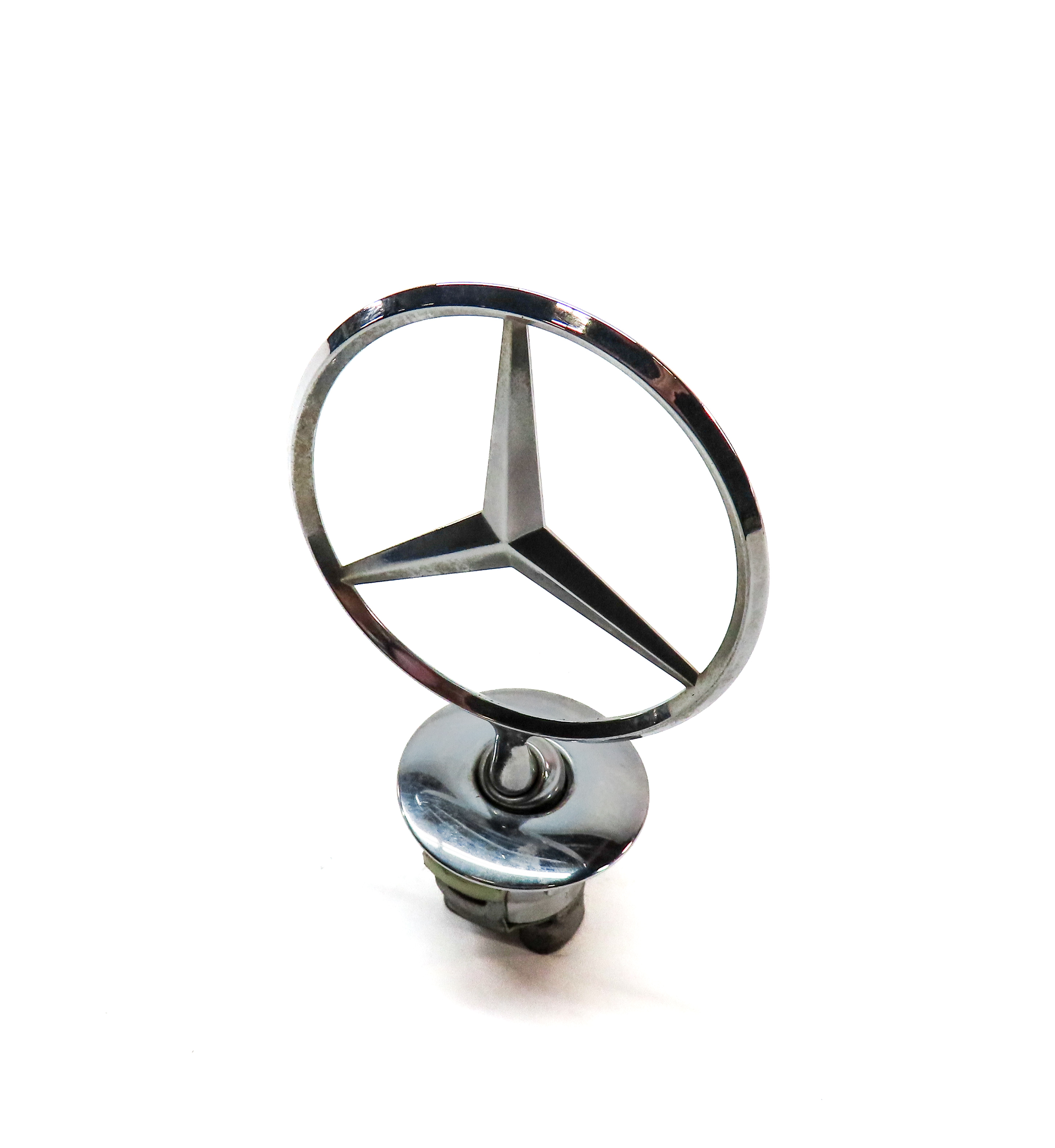 2010 MERCEDES S400 (W221) FRONT BONNET LID LOGO HOOD ORNAMENT EMBLEM — exact item pictured